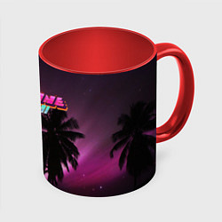 Кружка 3D HOTLINE MIAMI, цвет: 3D-белый + красный
