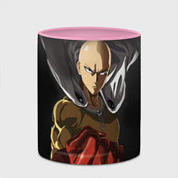 Кружка 3D One Punch Man, цвет: 3D-белый + розовый — фото 2