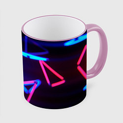 Кружка 3D ABSTRACTION NEON, цвет: 3D-розовый кант