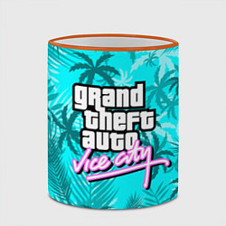 Кружка 3D GTA VICE CITY, цвет: 3D-оранжевый кант — фото 2