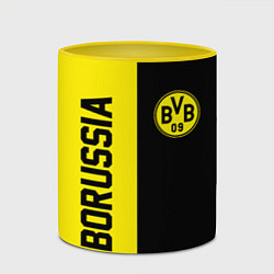 Кружка 3D BORUSSIA, цвет: 3D-белый + желтый — фото 2