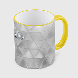 Кружка 3D OPEL, цвет: 3D-желтый кант
