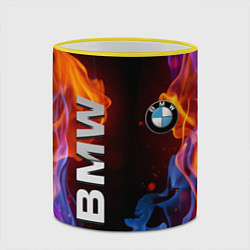 Кружка 3D BMW, цвет: 3D-желтый кант — фото 2