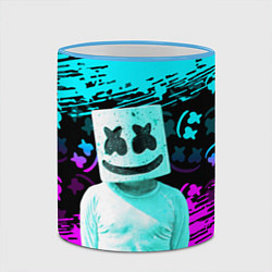 Кружка 3D Fortnite Marshmello, цвет: 3D-небесно-голубой кант — фото 2