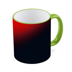 Кружка 3D RED, цвет: 3D-светло-зеленый кант