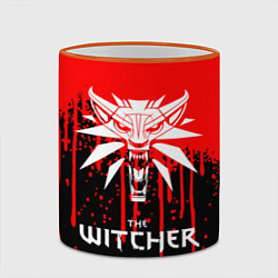 Кружка 3D The Witcher, цвет: 3D-оранжевый кант — фото 2