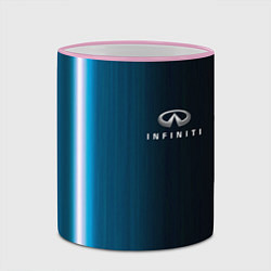 Кружка 3D INFINITI, цвет: 3D-розовый кант — фото 2