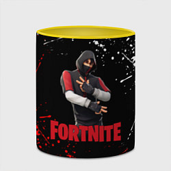 Кружка 3D FORTNITE x IKONIK, цвет: 3D-белый + желтый — фото 2