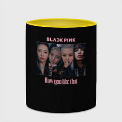 Кружка 3D BLACKPINK, цвет: 3D-белый + желтый — фото 2