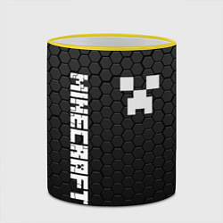 Кружка 3D MINECRAFT МАЙНКРАФТ, цвет: 3D-желтый кант — фото 2