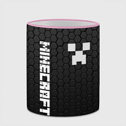 Кружка 3D MINECRAFT МАЙНКРАФТ, цвет: 3D-розовый кант — фото 2