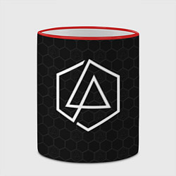 Кружка 3D LINKIN PARK, цвет: 3D-красный кант — фото 2