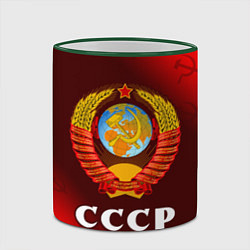 Кружка 3D СССР USSR, цвет: 3D-зеленый кант — фото 2