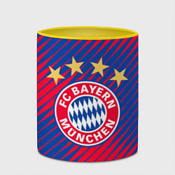 Кружка 3D BAYERN MUNCHEN, цвет: 3D-белый + желтый — фото 2