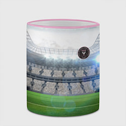 Кружка 3D FC INTER MIAMI, цвет: 3D-розовый кант — фото 2