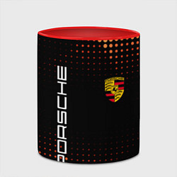 Кружка 3D PORSCHE, цвет: 3D-белый + красный — фото 2