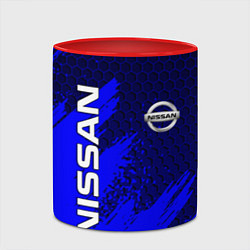 Кружка 3D NISSAN, цвет: 3D-белый + красный — фото 2