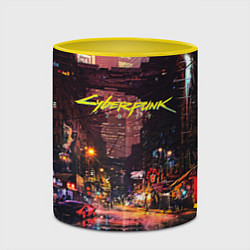 Кружка 3D CYBERPUNK 2077:КИБЕРПАНК S, цвет: 3D-белый + желтый — фото 2