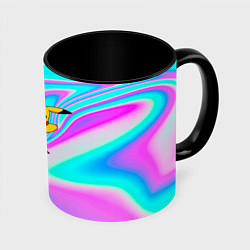 Кружка 3D Пикачу, цвет: 3D-белый + черный