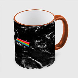 Кружка 3D Dark Side of the Moon Stick, цвет: 3D-оранжевый кант