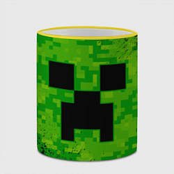 Кружка 3D MINECRAFT МАЙНКРАФТ, цвет: 3D-желтый кант — фото 2
