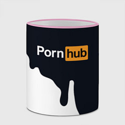 Кружка 3D Pornhub, цвет: 3D-розовый кант — фото 2