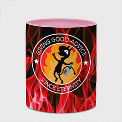Кружка 3D FIRE, цвет: 3D-белый + розовый — фото 2