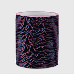 Кружка 3D Joy Division Glitch, цвет: 3D-розовый кант — фото 2