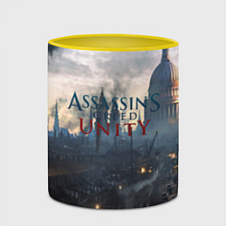 Кружка 3D Assassin’s Creed Unity, цвет: 3D-белый + желтый — фото 2