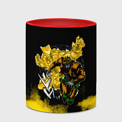 Кружка 3D JoJo Bizarre Adventure, цвет: 3D-белый + красный — фото 2