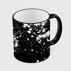 Кружка 3D JoJo Bizarre Adventure, цвет: 3D-черный кант