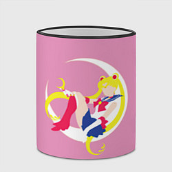 Кружка 3D Сейлор мун, цвет: 3D-черный кант — фото 2