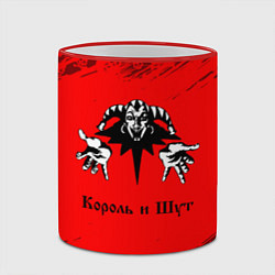 Кружка 3D КОРОЛЬ И ШУТ, цвет: 3D-красный кант — фото 2