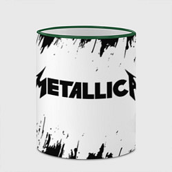 Кружка 3D METALLICA МЕТАЛЛИКА, цвет: 3D-зеленый кант — фото 2