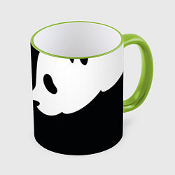 Кружка 3D Panda, цвет: 3D-светло-зеленый кант