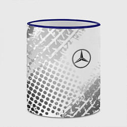 Кружка 3D Mercedes-Benz, цвет: 3D-синий кант — фото 2