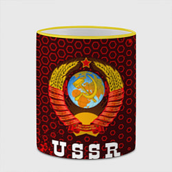 Кружка 3D USSR СССР, цвет: 3D-желтый кант — фото 2