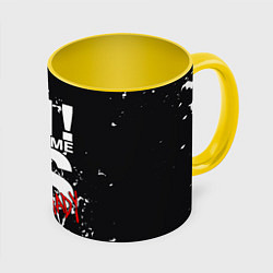 Кружка 3D EMINEM, цвет: 3D-белый + желтый