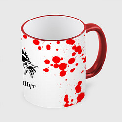 Кружка 3D КОРОЛЬ И ШУТ, цвет: 3D-красный кант