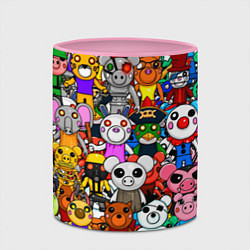 Кружка 3D ROBLOX PIGGY, цвет: 3D-белый + розовый — фото 2