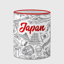 Кружка 3D Япония Z, цвет: 3D-красный кант — фото 2