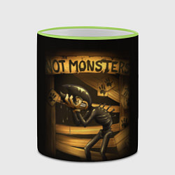 Кружка 3D Bendy And The Ink Machine, цвет: 3D-светло-зеленый кант — фото 2