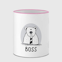 Кружка 3D Boss, цвет: 3D-розовый кант — фото 2