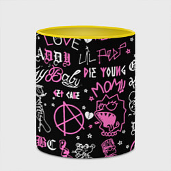 Кружка 3D LIL PEEP, цвет: 3D-белый + желтый — фото 2