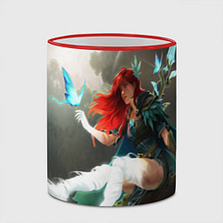 Кружка 3D Windranger Dota, цвет: 3D-красный кант — фото 2