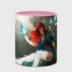 Кружка 3D Windranger Dota, цвет: 3D-белый + розовый — фото 2