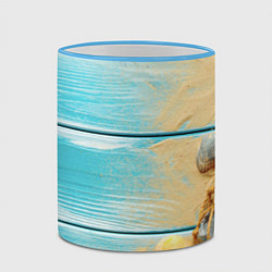 Кружка 3D ПИРС, цвет: 3D-небесно-голубой кант — фото 2