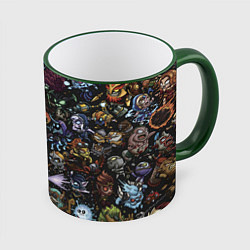 Кружка 3D Heros Dota 2, цвет: 3D-зеленый кант