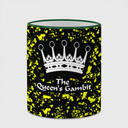 Кружка 3D The Queens Gambit, цвет: 3D-зеленый кант — фото 2