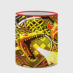 Кружка 3D CS GO DRAGON LORE, цвет: 3D-красный кант — фото 2